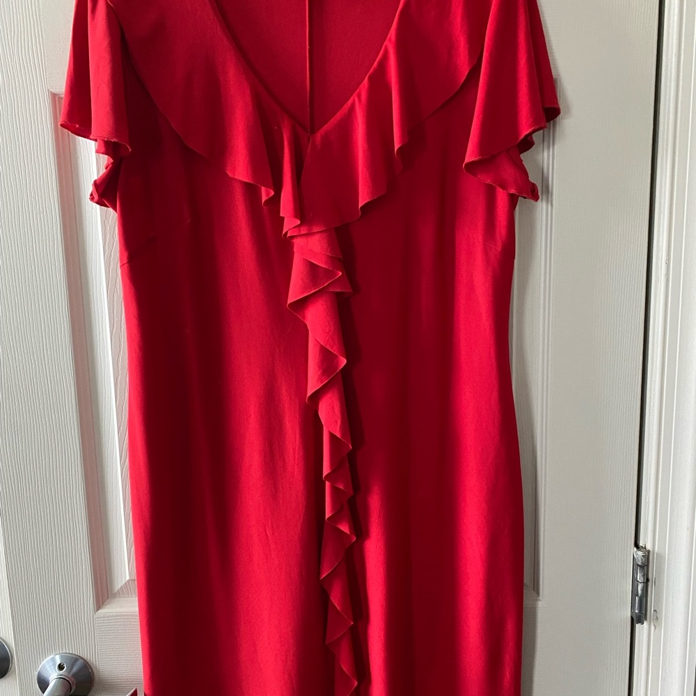 Woman's Red Dress by Avon Size XL 14-16.